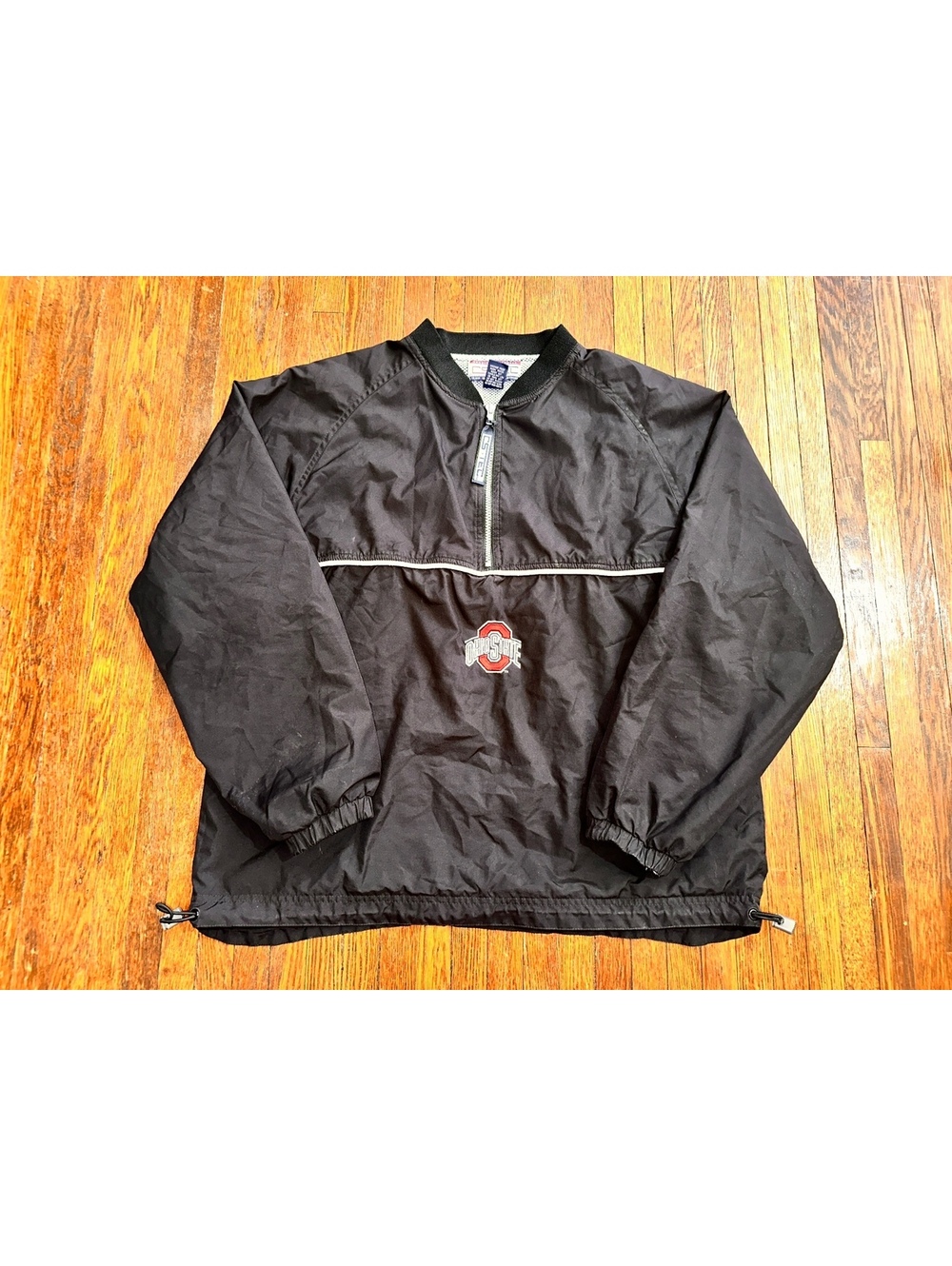 Medium Ohio State OSU NCAA Windbreaker Nylon Lined Jacket CS Tec